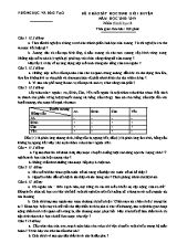 Đề khảo sát học sinh giỏi huyện môn Hóa học Lớp 8 - Năm học 2018-2019 (Có đáp án)